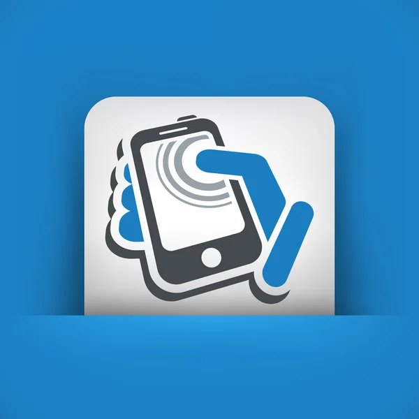 Smartphone-Touchscreen — Stockvektor