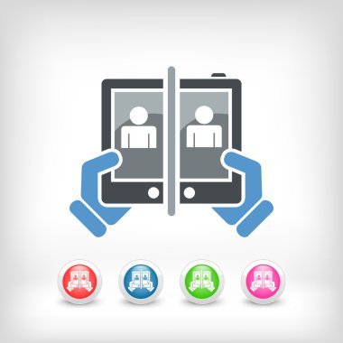 Mobil sohbet simgesi