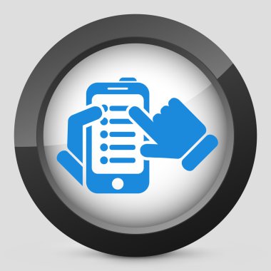 akıllı telefon listesi simgesi