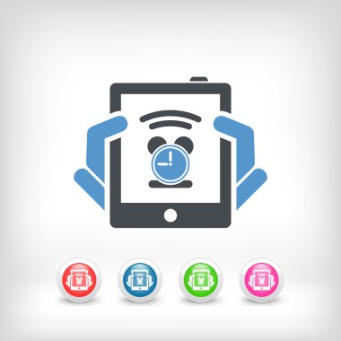 Tablet Saat simgesi