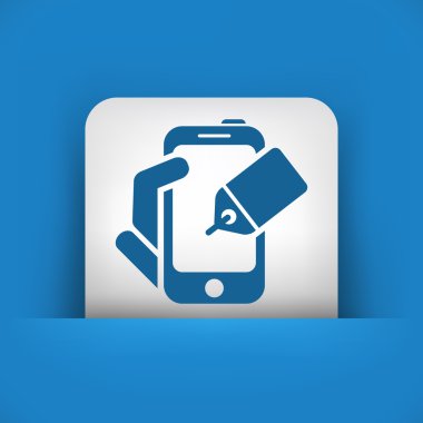 telefon etiketi simgesi