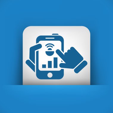 akıllı telefon bağlantı simgesi