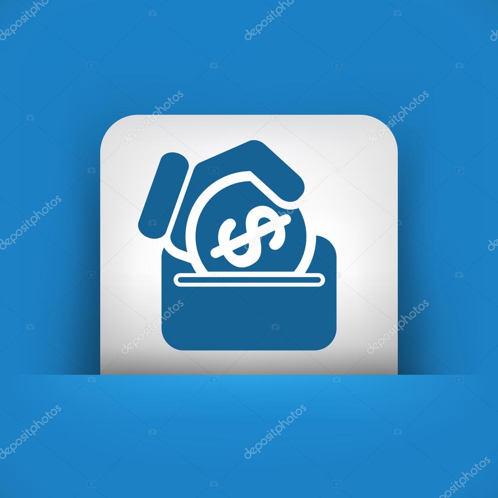 Business coin icon