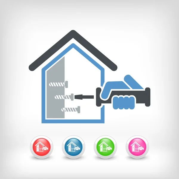 Home repair — Stock Illustration Home repair Royalty Free Stock Illustrations