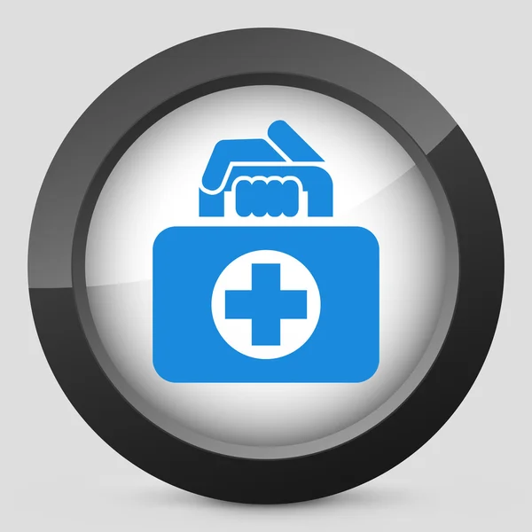 Medical bag icon — Stock Vector