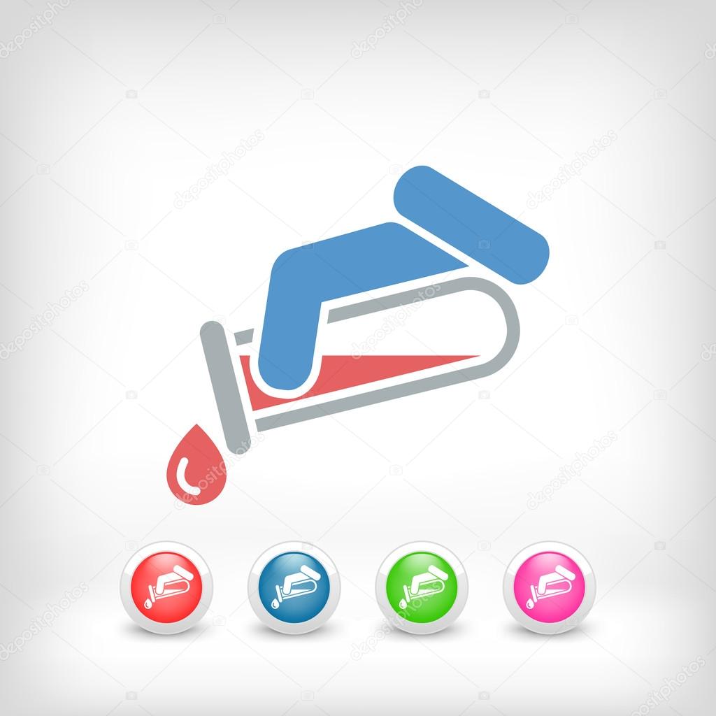 Test tube icon