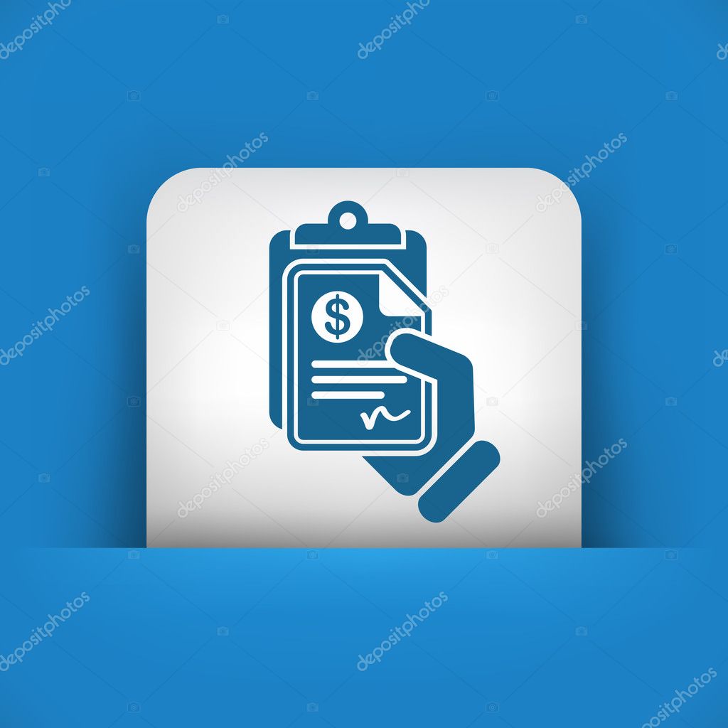 Money document icon