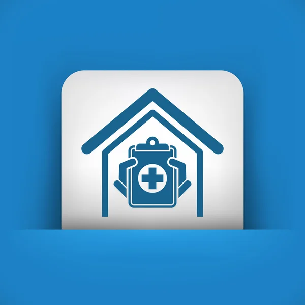 Symbole hospitalier — Image vectorielle