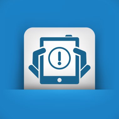 Uyarı hareket eden aygıt