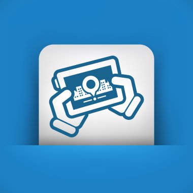 şehir haritası simgesini