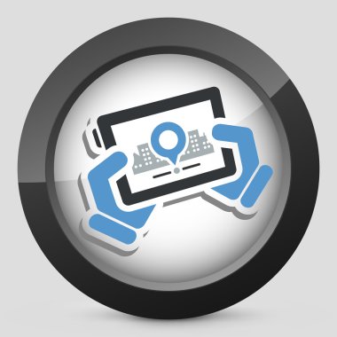 şehir haritası simgesini