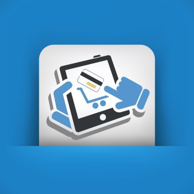 Web alışveriş simgesi