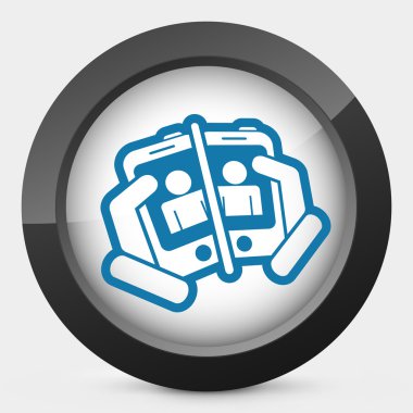 Mobil sohbet simgesi