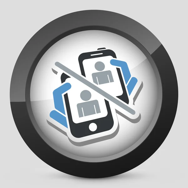Icona della chat mobile — Vettoriale Stock