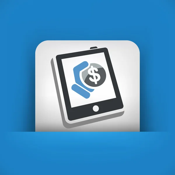 Tablet store icon — Stockvector