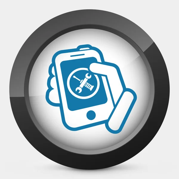 Icono de configuración de Smartphone — Archivo Imágenes Vectoriales