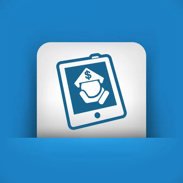 Tablet store icon — Stockvector