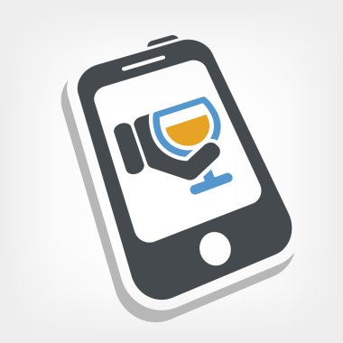 şaraphane telefon simgesi