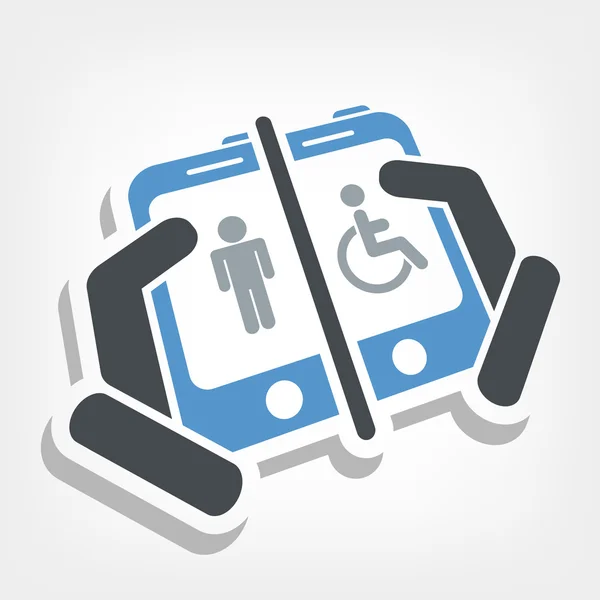 Dispositivo para discapacitados — Archivo Imágenes Vectoriales
