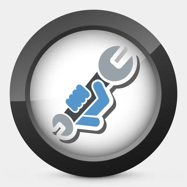 Wrench icon — Stock Vector