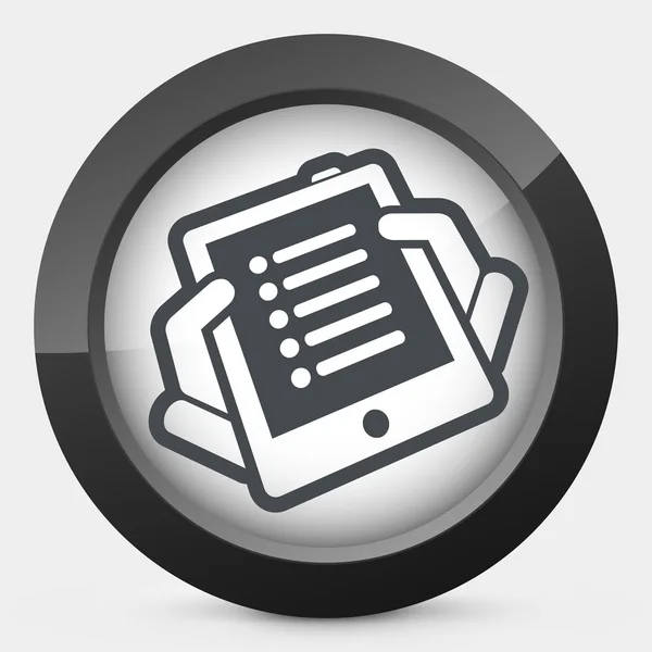 Icono de lista de tabletas — Vector de stock