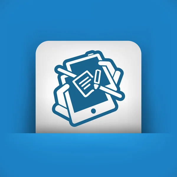 デバイス上のメールボックス — ストックベクタ