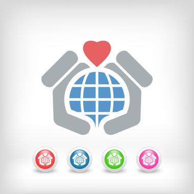 Dünya sevgi simgesi