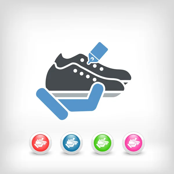 Magasin de chaussures — Image vectorielle