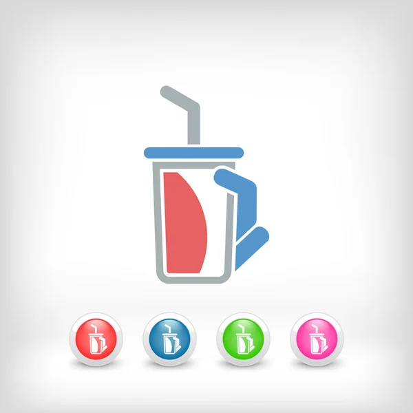 Icône de boisson — Image vectorielle