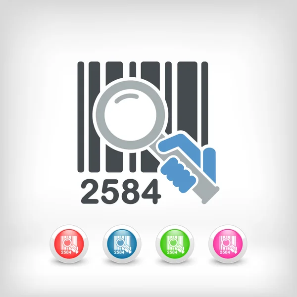 Barcode search — Stock Vector