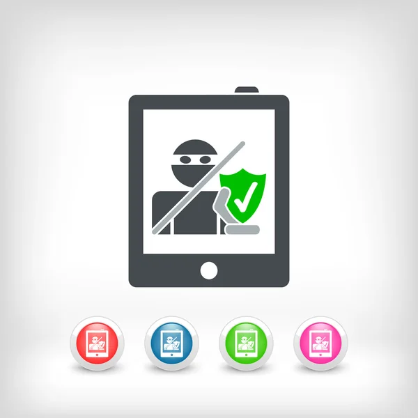 Tablet safety — Stock Vector