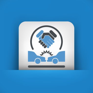 trafik kazası üzerinde anlaşma