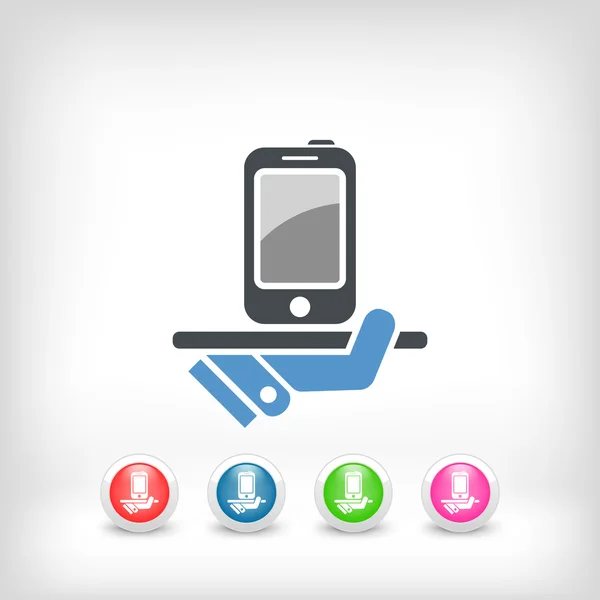 Service Smartphone — Image vectorielle