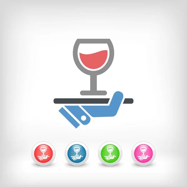 Ícone da lista de vinhos —  Vetores de Stock