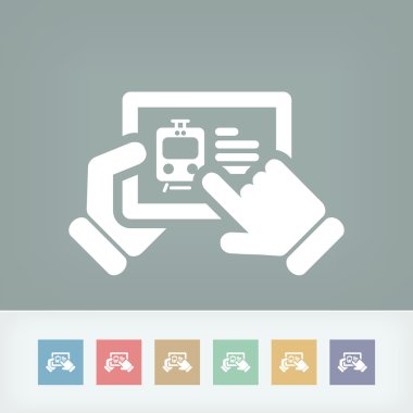 Seyahat Acentası Web sitesinde tablet