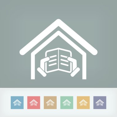 Kitaplığı simgesinin resmi
