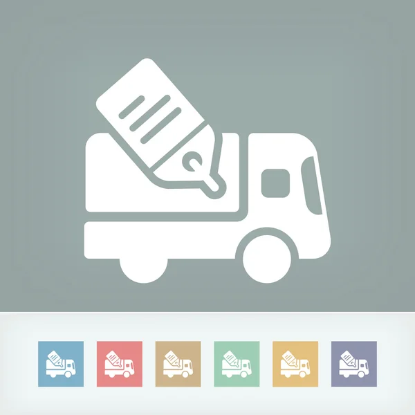 Delivery or shipping concept icon — Stock Vector