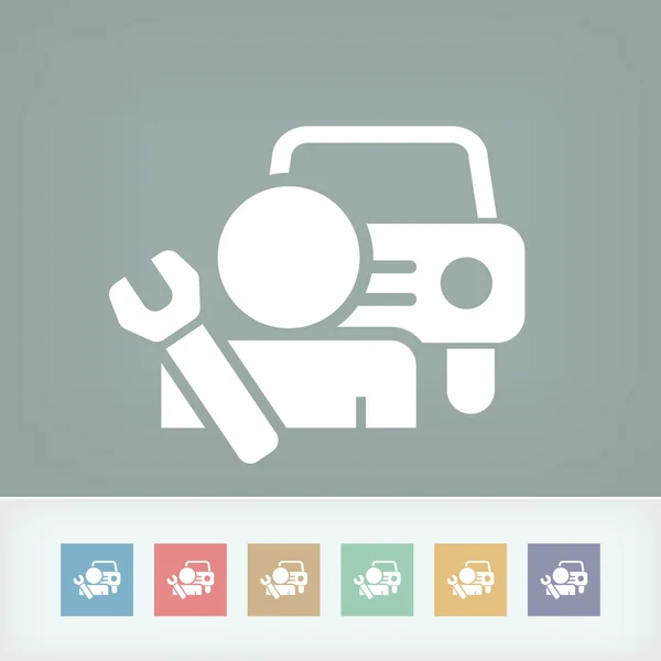 Concepto de icono de asistencia de coche — Vector de stock