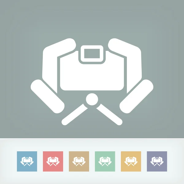 Camera pictogram concept — Stockvector