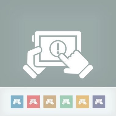 Uyarı hareket eden aygıt