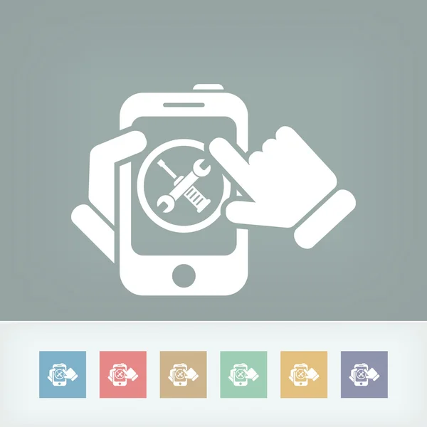 Device setting icon — Stock Vector