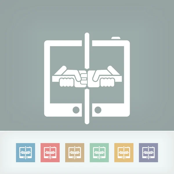 Apparaten verbinding concept — Stockvector