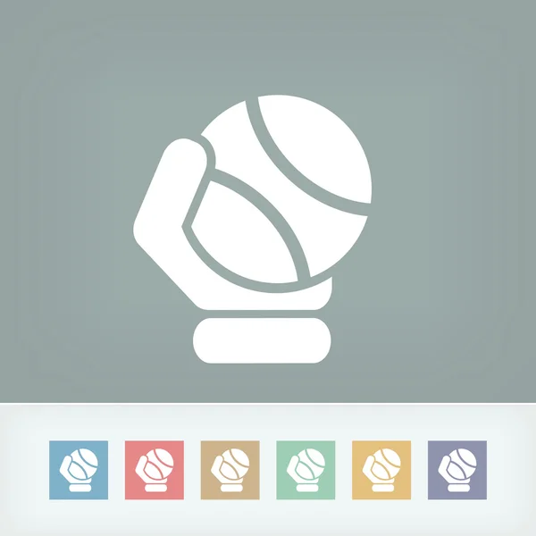 Ikona piłki tenisowej — Wektor stockowy