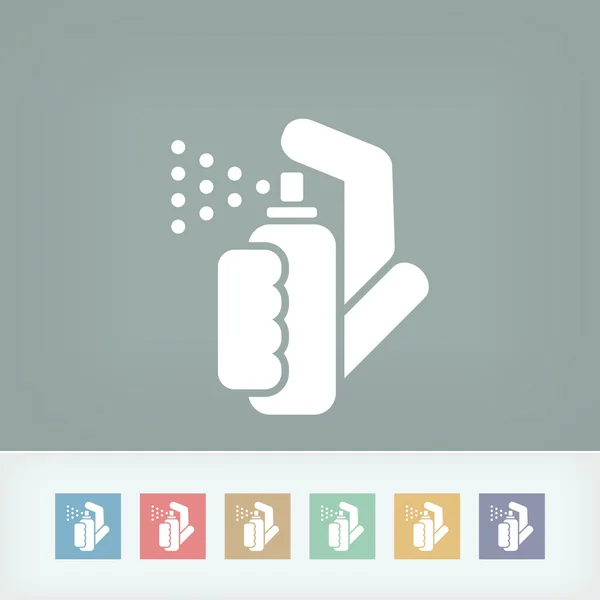 Spray-ikonsprey simgesi — Stock Vector