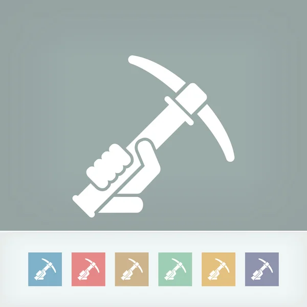 Pictograma Pickaxe — Vector de stoc