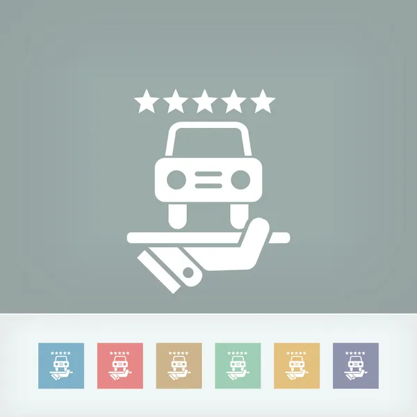 Auto luxe pictogram services — Stockvector