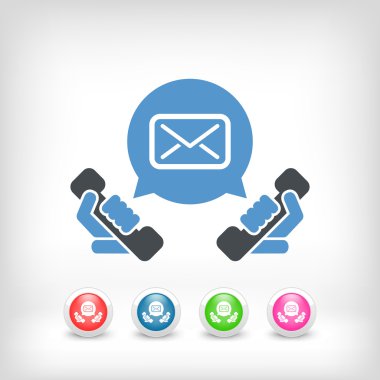 Answering machine icon clipart