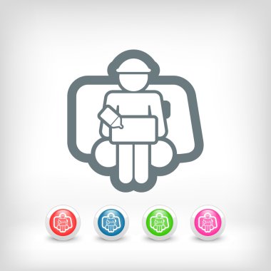 Bellboy concept icon