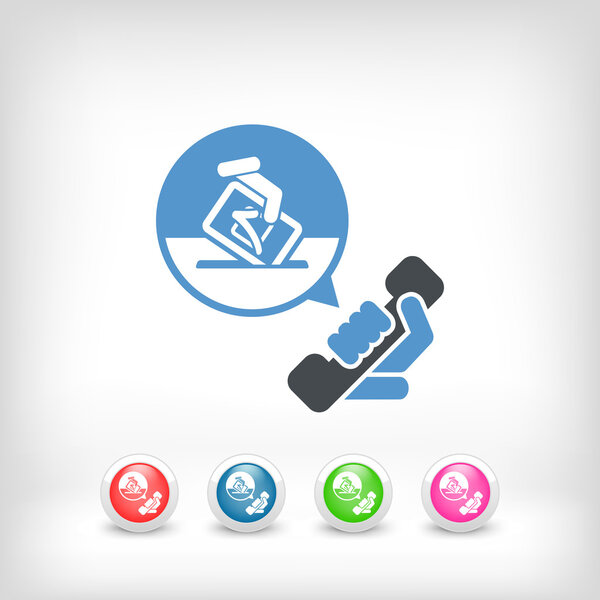 Phone line for elections