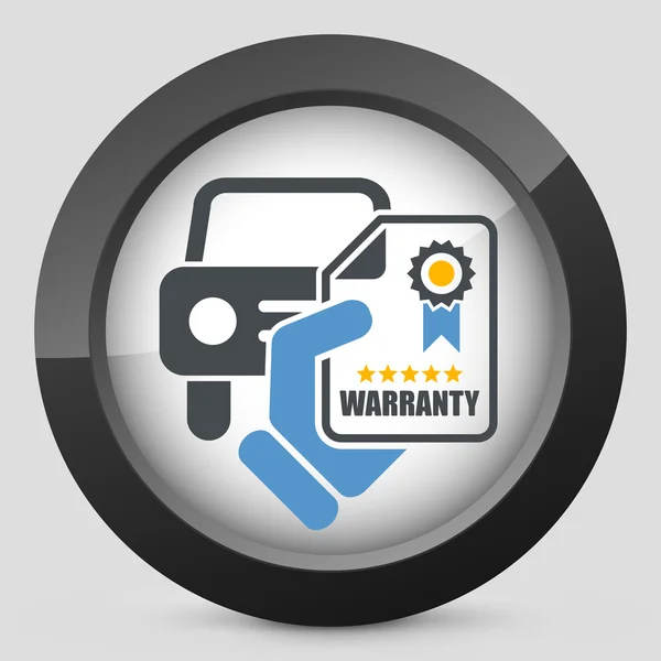 Car warranty icon — Stock Vector